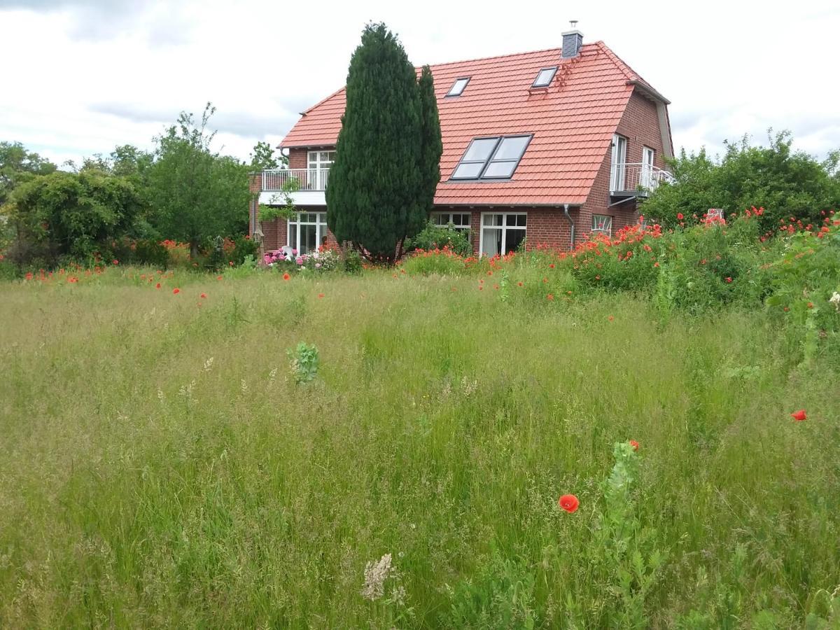 Haus Rosengarten- Ruhige Ferienwohnungen Im Gruenen Sehlen Exterior photo
